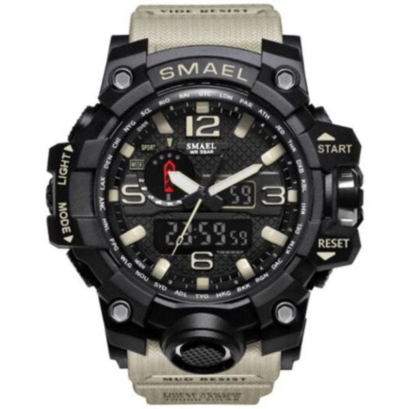 Veile Studios 1545 Men Business Waterproof Leisure Quartz Watch Multi A Black