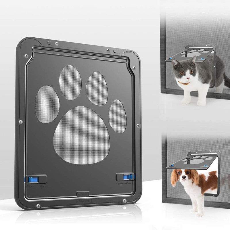 Doggie Door Pet Screen For Dogs Cats Sliding
