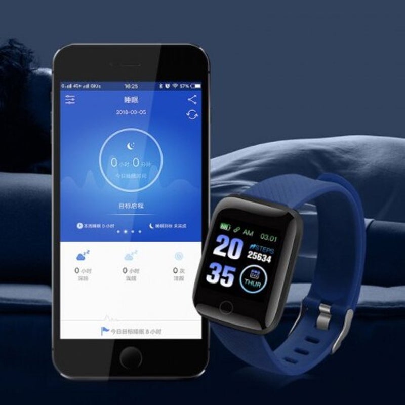 Smart Bracelet Band With Heart Rate Monitor Blood Pressure Fitness Tracker Wristband Watch