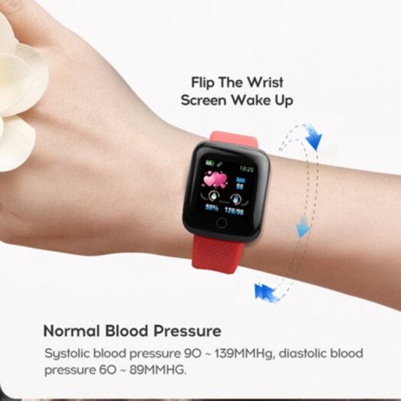 Smart Bracelet Band With Heart Rate Monitor Blood Pressure Fitness Tracker Wristband Watch