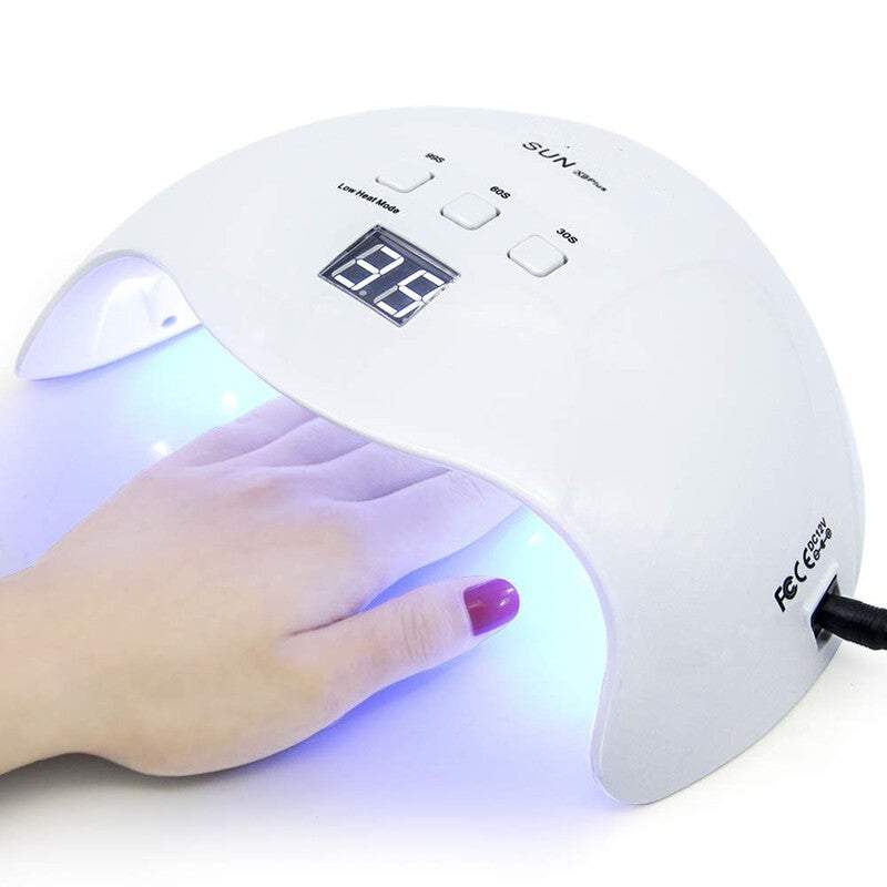 Nail Dryers Smart Lamp Gel Uv Led Polish Strip White