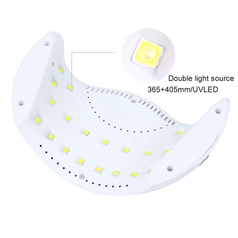 Nail Dryers Smart Lamp Gel Uv Led Polish Strip White