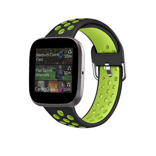 Smart Watch Wristband 2 Color Silicone Strap Reverse Buckle Band For Fitbit Versa 1 5