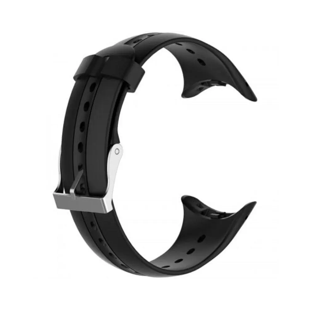 Smart Silicone Watch Strap For Garmin Swim Black