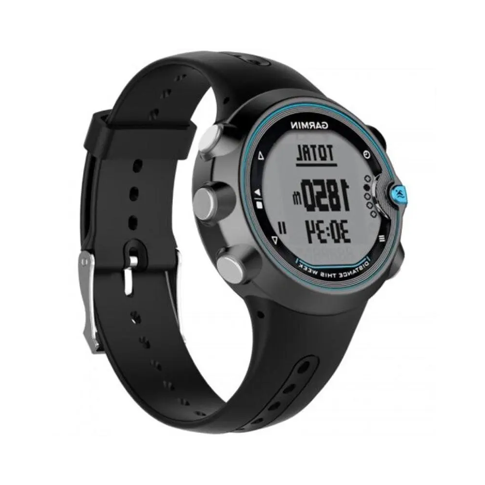 Smart Silicone Watch Strap For Garmin Swim Black
