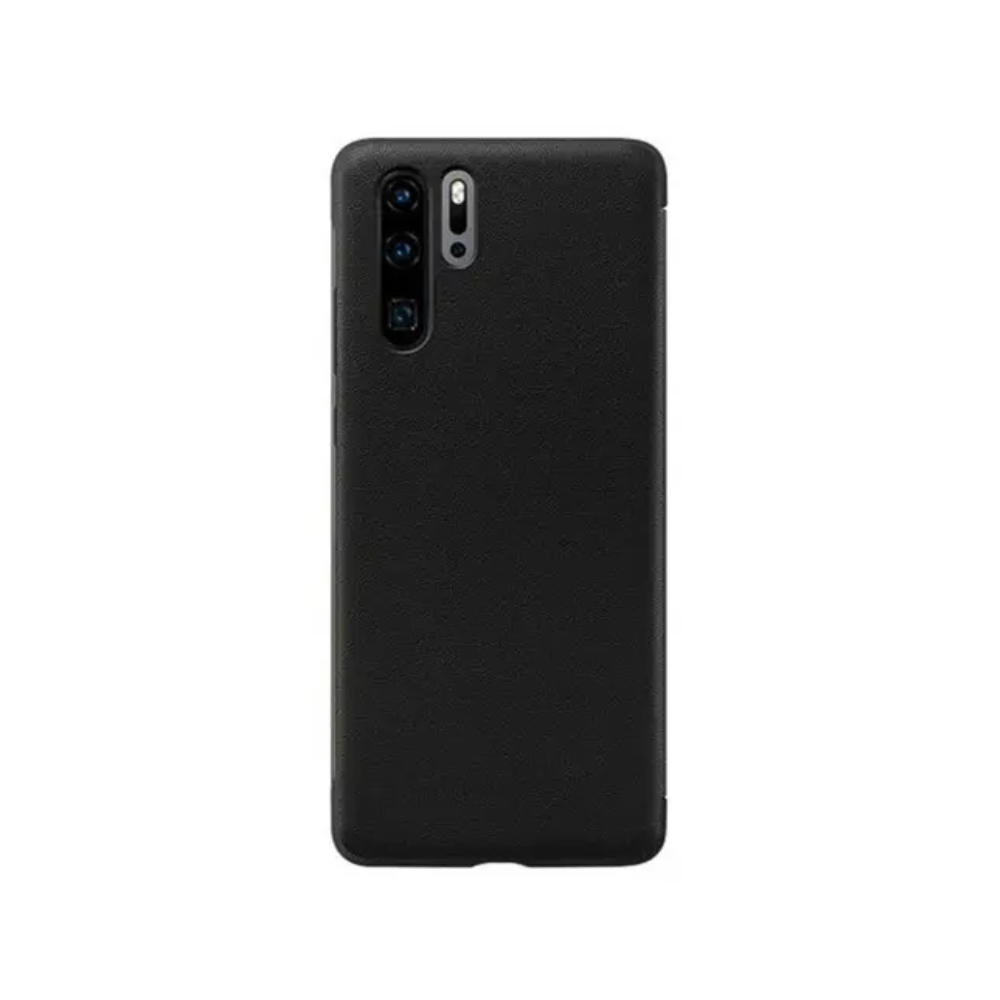 Smart View Flip Cover Sleep Case For Huawei P30 Pro Black