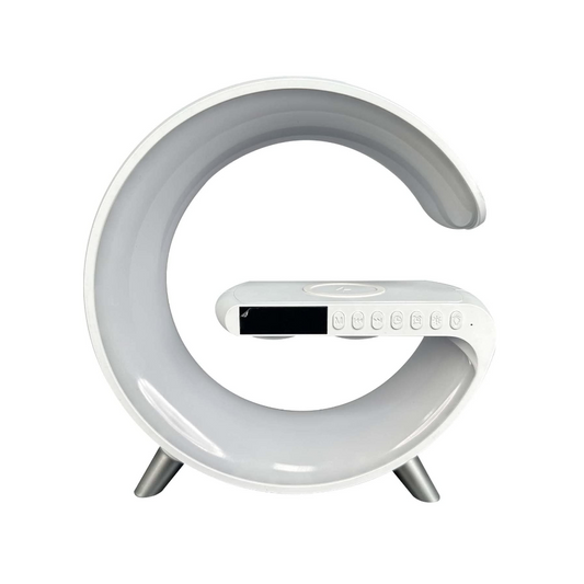 Smart Bluetooth Wireless Charger Bedside Table Lamp Alarm Clock