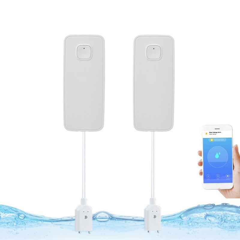 Smartlife App Wifi Water Sensor Leak Detector Level Leakage Alarm