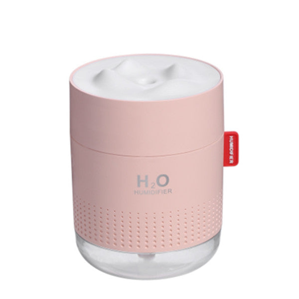 500Ml Snow Mountain Humidifier With Usb Night Light Air Purification Child's Bedroom Office