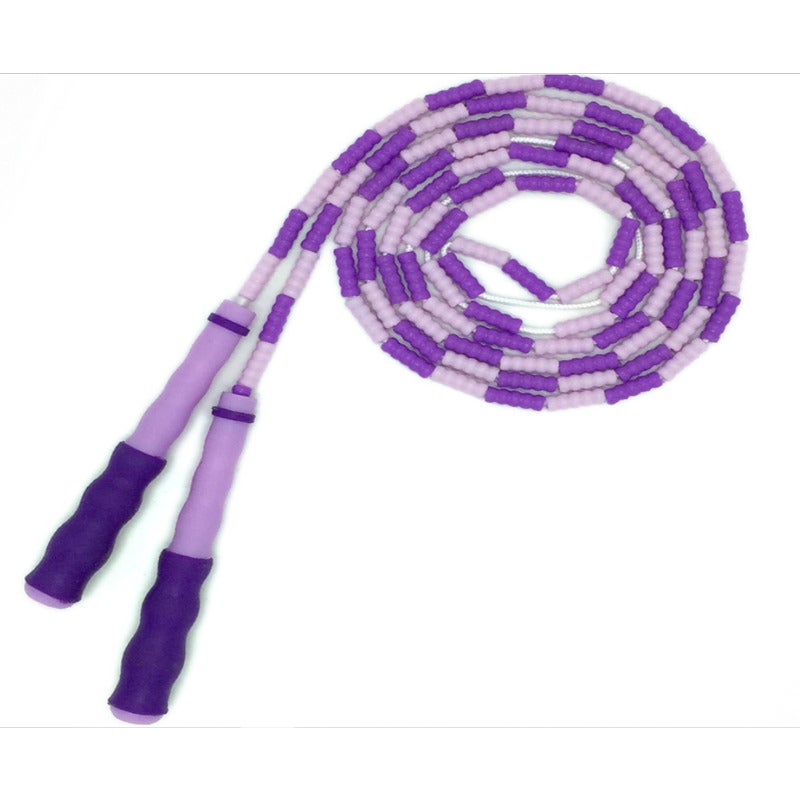 Soft Beaded Jump Rope Tangle Free Segmented Fitness Skipping For Men Women Kids Keeping Workout Weight Loss