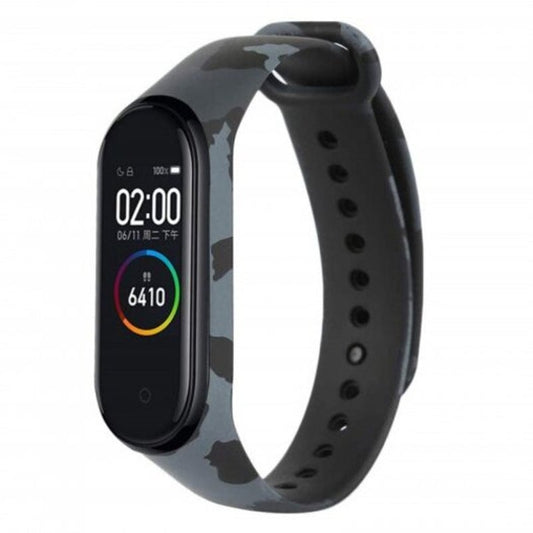 Soft Camouflage Silicone Wristband Replacement Strap For Xiaomi Mi Band 4 Acu