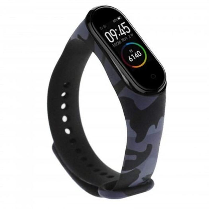 Soft Camouflage Silicone Wristband Replacement Strap For Xiaomi Mi Band 4 Acu