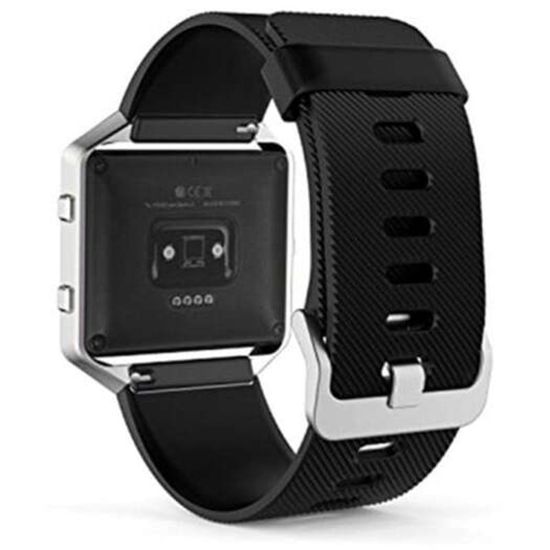 Soft Silicone Replacement Sport Band Strap With Quick Release Pins For Fitbit Blaze Black