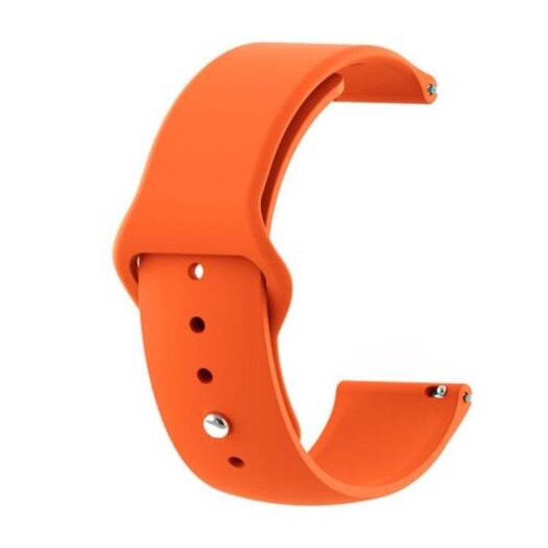 Soft Silicone Wrist Strap Watch Band For Samsung Galaxy 46Mm Sm R800 Orange