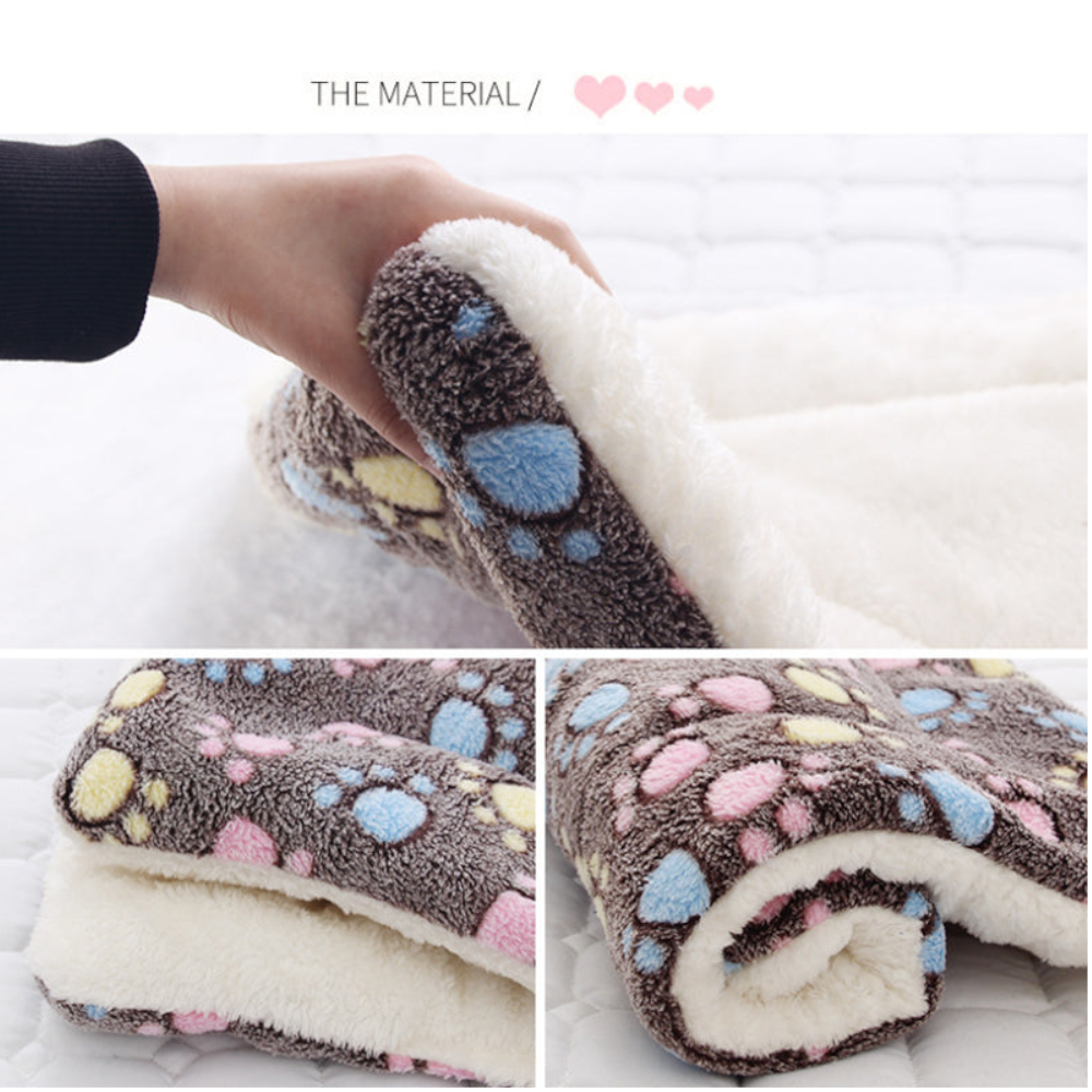Soft Coral Fleece Warm Winter Dog Bed Pet Mat