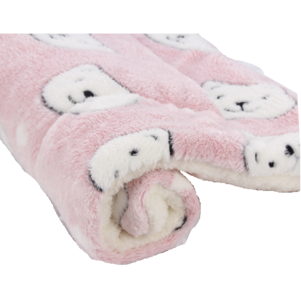 Soft Coral Fleece Warm Winter Dog Bed Pet Mat