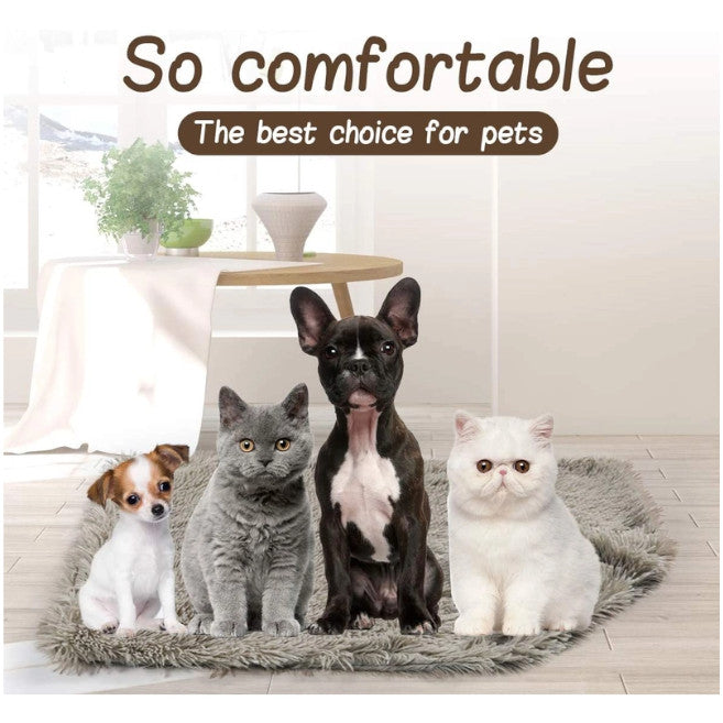 100X75cm Pet Mat Soft Fluffy Warm Fleece Blanket Green