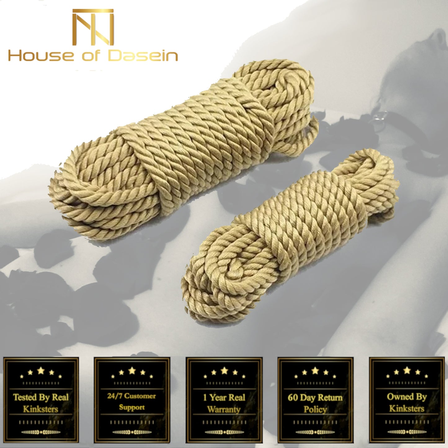 Soft Faux Jute Shibari Cotton Rope Bdsm Bondage Restraints