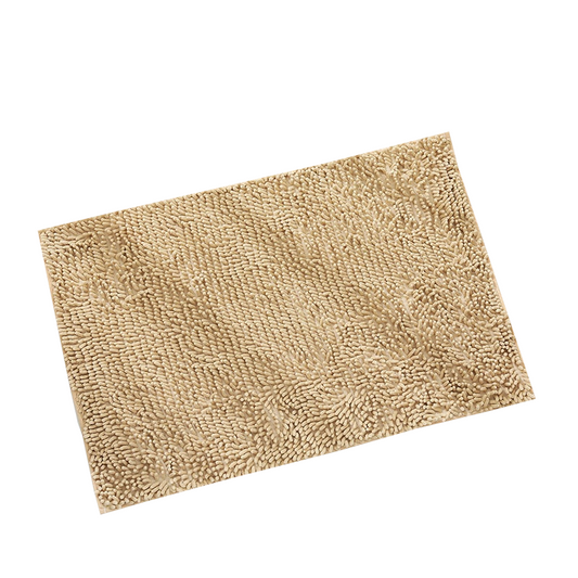 Soft Shaggy Chenille Solid Colour Non-Slip Bath Mat
