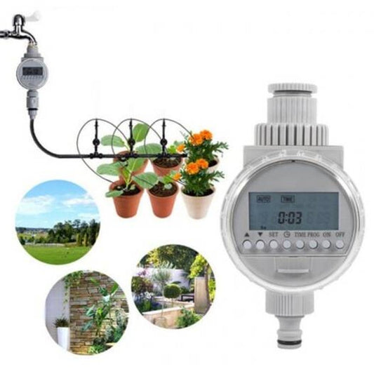 Solar Energy Garden Park Irrigation Timer Platinum