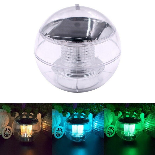 Solar Led Floating Lamprotating Color Changed