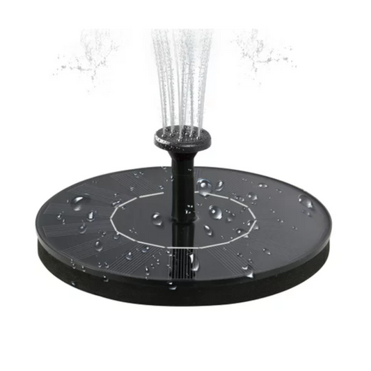 Solar Fountain Water Pump Kit Garden Outdoor Panel Floating Decoration Black