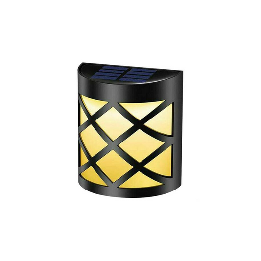 1 Sets of Hod Health & Home 1 Sets Of Solar Powered Outdoor Wall Light Fence Decorative Lamp Garden Step