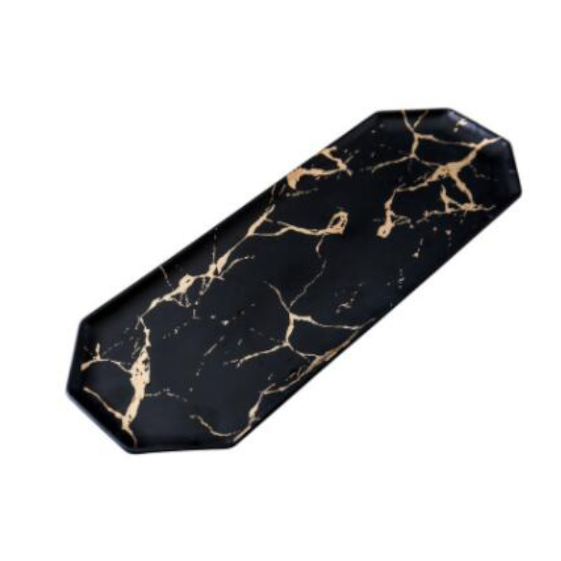 Sophisticated Marble Serving Tray Tableware Decor