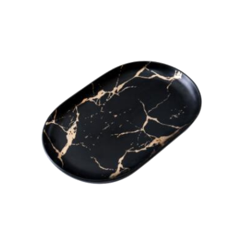 Sophisticated Marble Serving Tray Tableware Decor