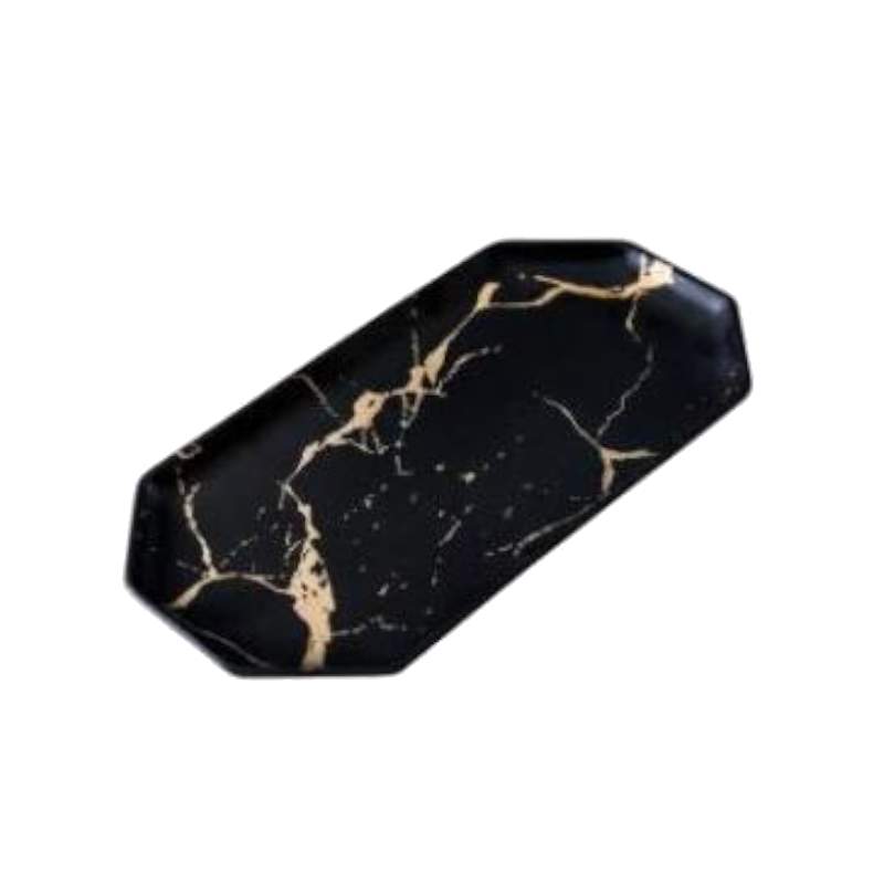 Sophisticated Marble Serving Tray Tableware Decor