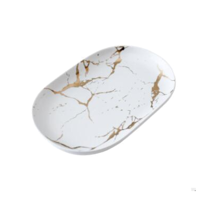 Sophisticated Marble Serving Tray Tableware Decor