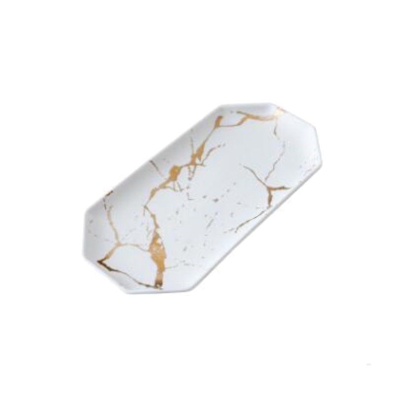 Sophisticated Marble Serving Tray Tableware Decor