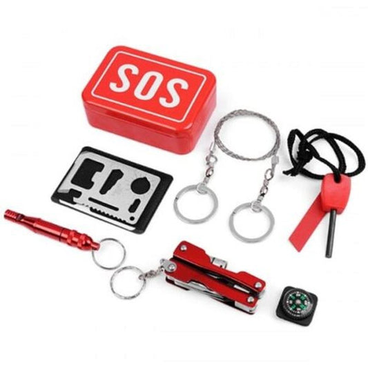 Sos Survival Kit Outdoor Emergency Tool Multi