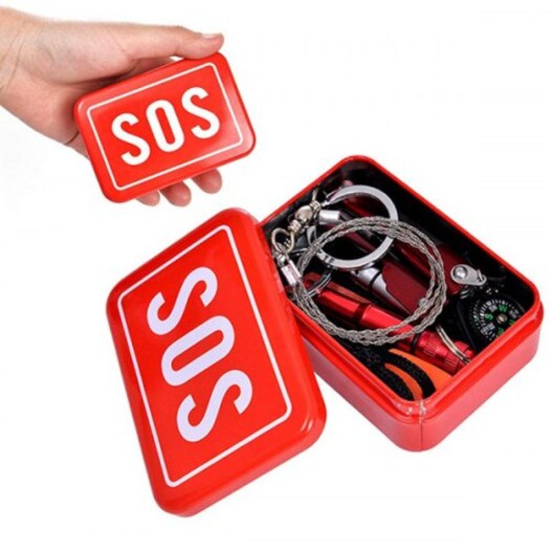 Sos Survival Kit Outdoor Emergency Tool Multi