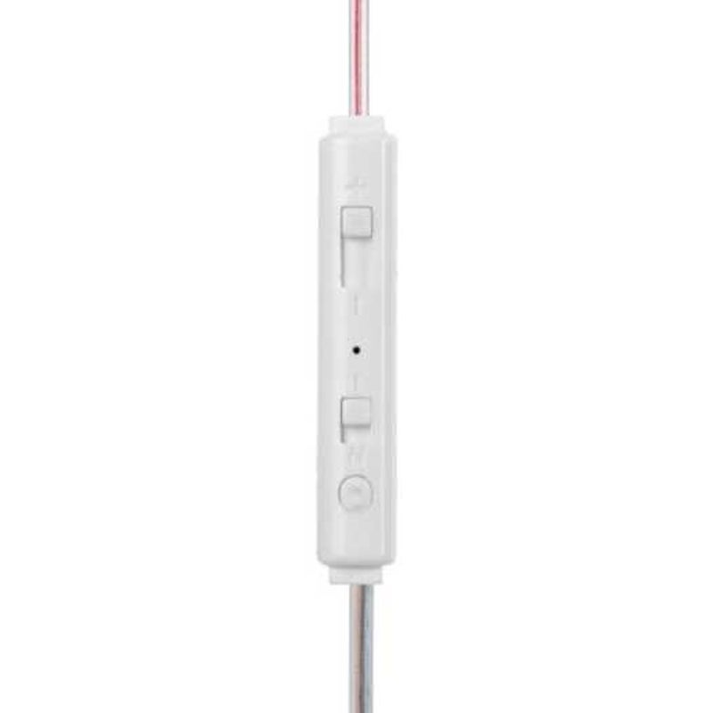 Sound Conduction Acoustic Air Tube Earphone With Mic Volume Control Transparent
