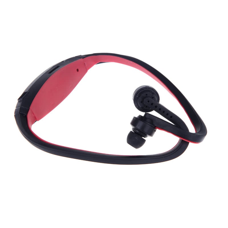 Sport Mp3 Wma Music Player Tf / Micro Sd Card Slot Headset Headphone Earphone Black Red