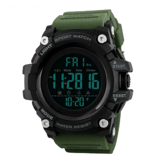 Veile Studios Sports Watch Stopwatch Count Down Men Digital Watches Soft Clock For Male