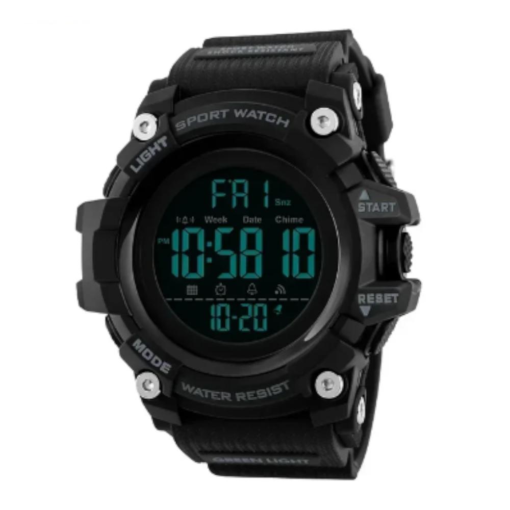 Veile Studios Sports Watch Stopwatch Count Down Men Digital Watches Soft Clock For Male