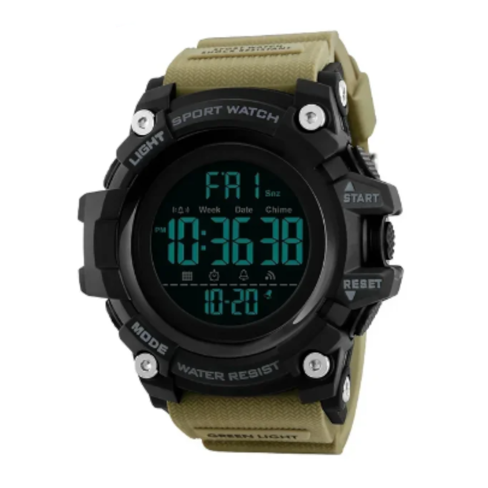 Veile Studios Sports Watch Stopwatch Count Down Men Digital Watches Soft Clock For Male