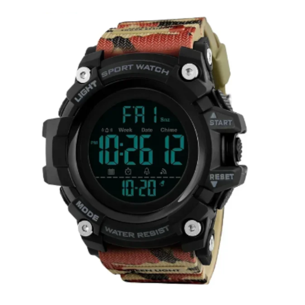 Veile Studios Sports Watch Stopwatch Count Down Men Digital Watches Soft Clock For Male