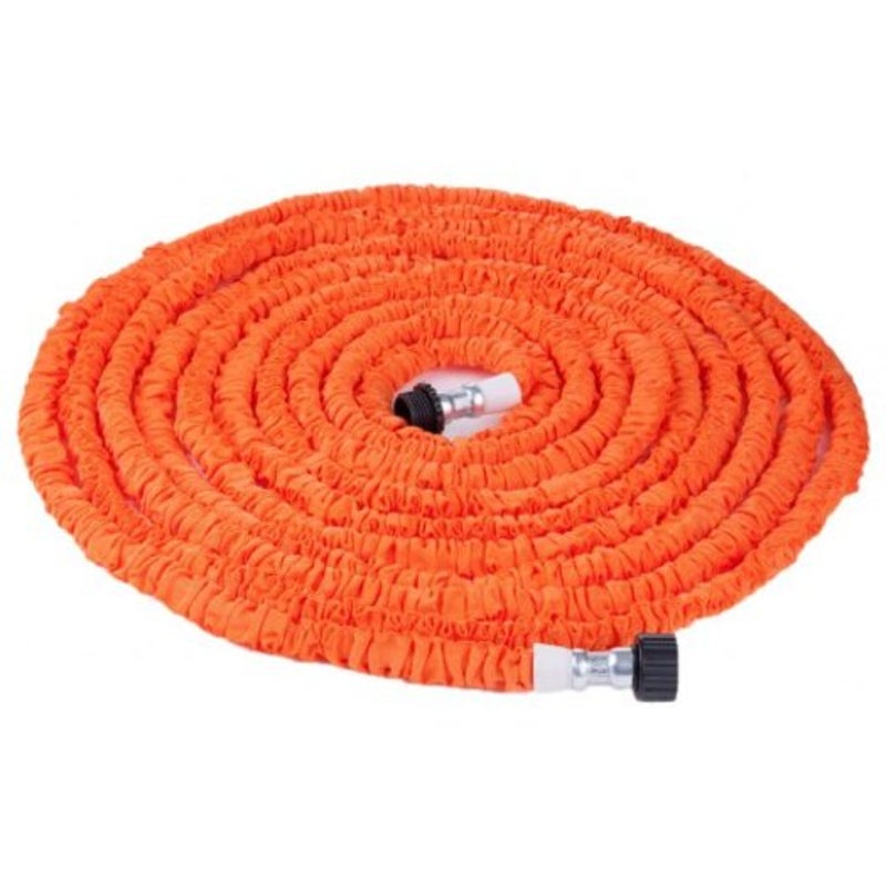 Spray Gun 100Ft Expandable Garden Hose Pipe Orange