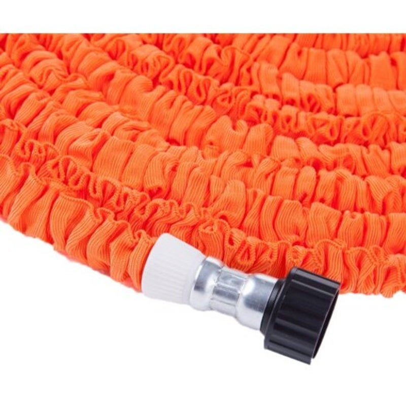 Spray Gun 100Ft Expandable Garden Hose Pipe Orange