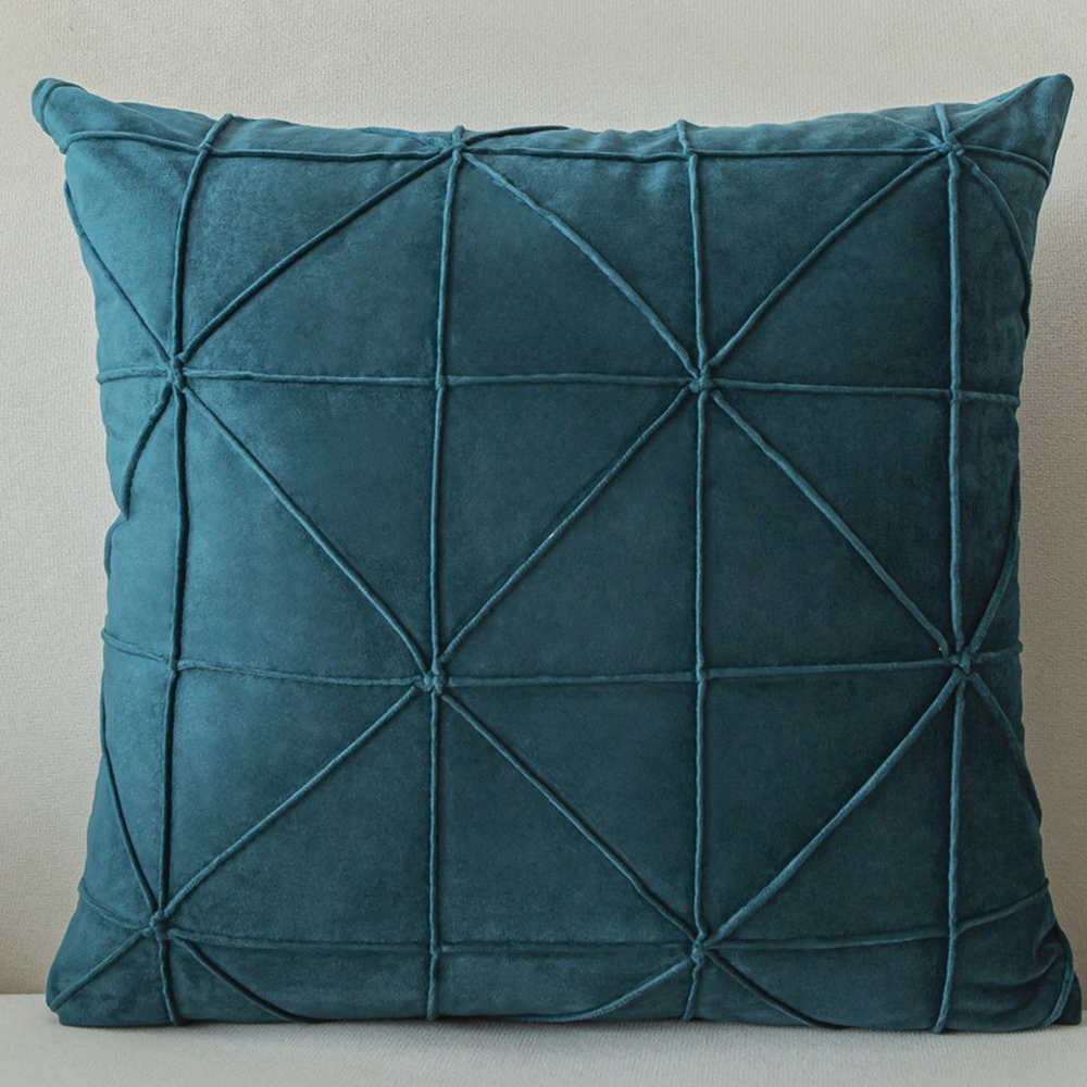 Square Soft Velvet Decorative Throw Pillow Cushion Cover Home