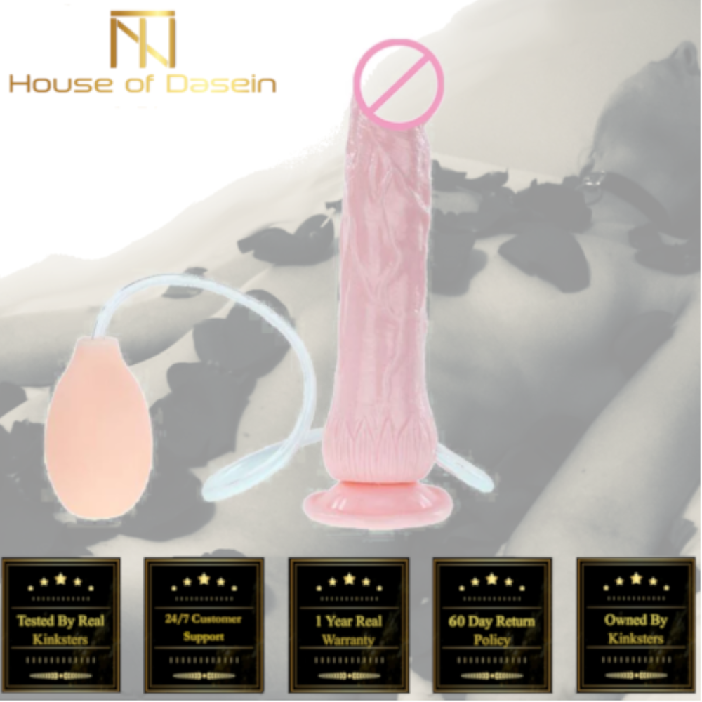 Squirting Realistic Cock Ejaculating Dildo Anal Plug Bdsm Kink