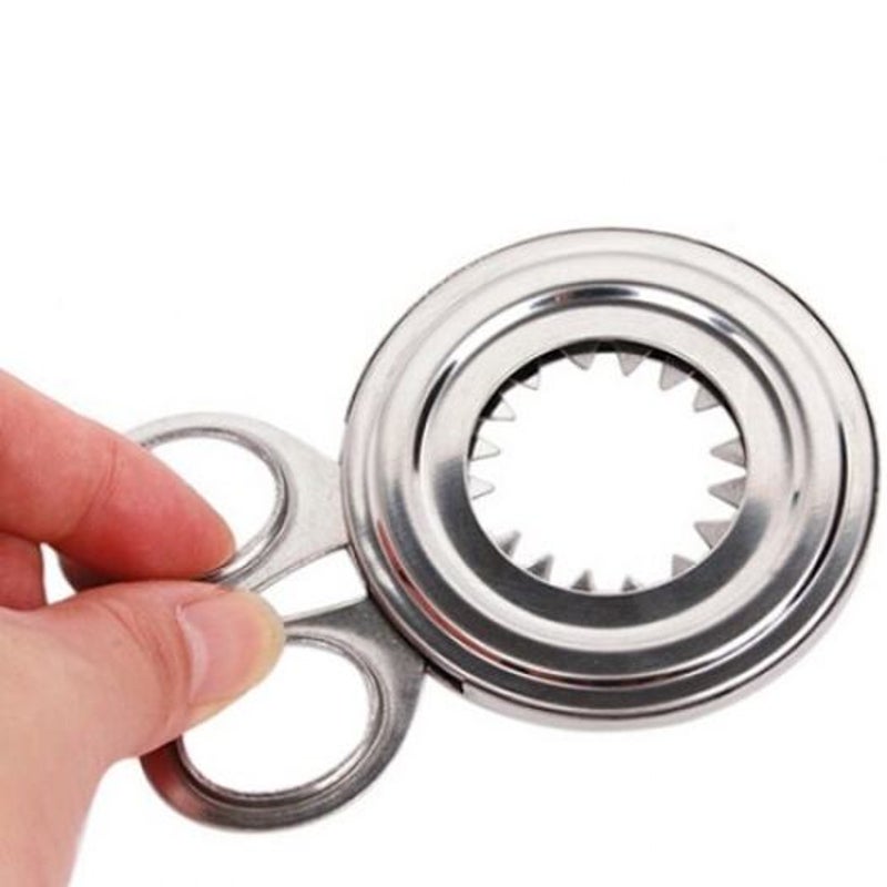 Stainless Steel Cutter Egg Shell Peeler Silver