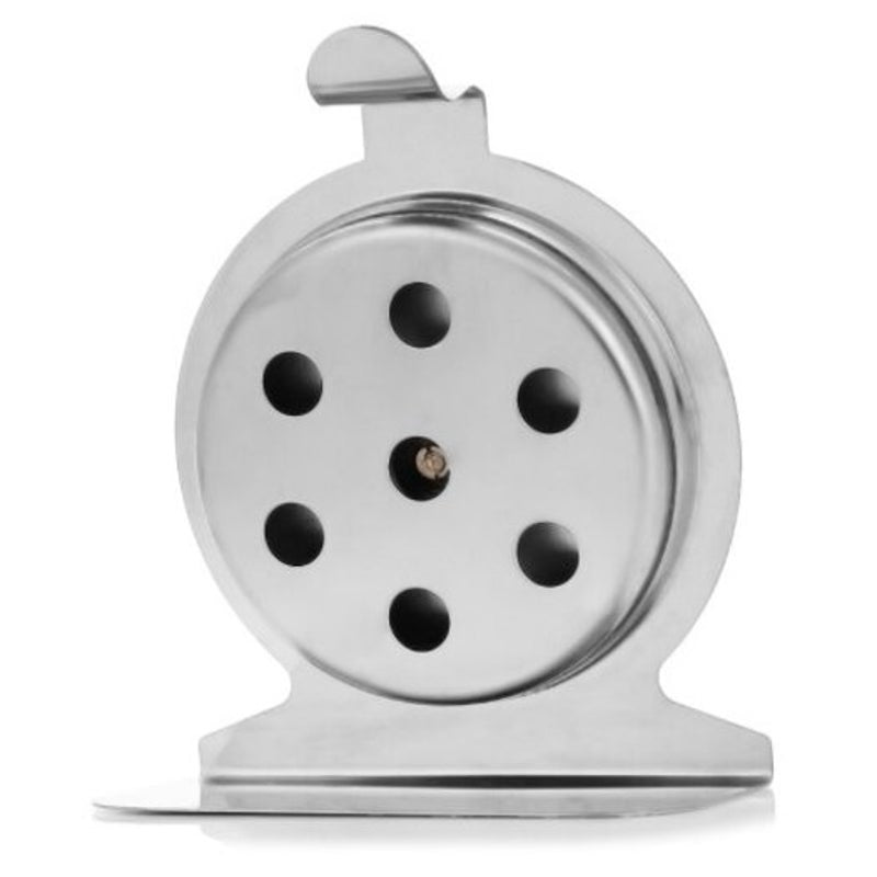 Stainless Steel Dial Oven Thermometer Silver