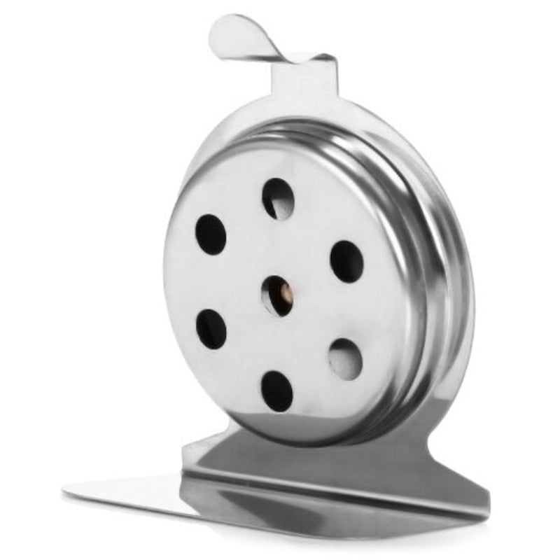 Stainless Steel Dial Oven Thermometer Silver