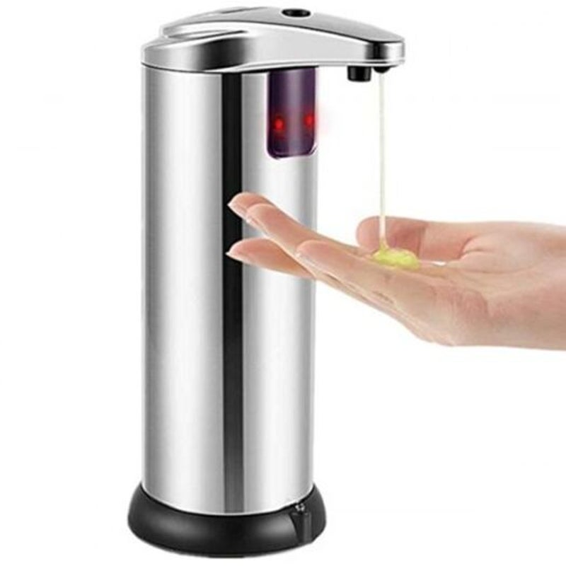 Stainless Steel Infrared Sensor Soap Dispenser Silver