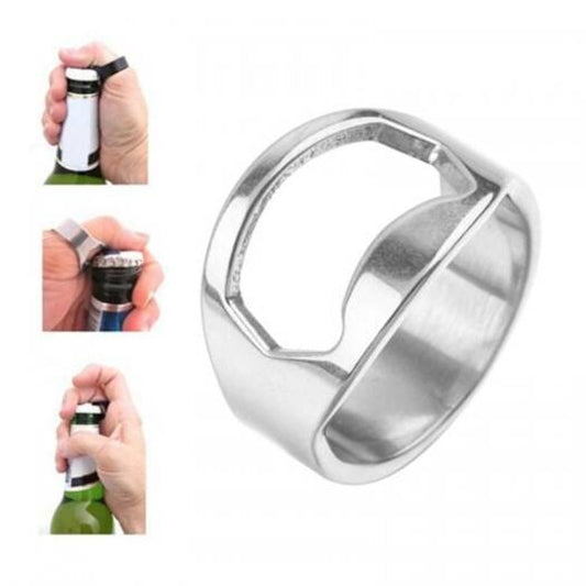 Stainless Steel Ring Opener Multi Functionbeer Bottle Diameter 22Mm Silver