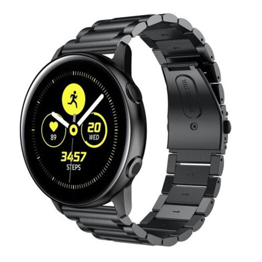 Stainless Steel Watch Band Strap For Samsung Galaxy Active 40Mm Sm R500 Black